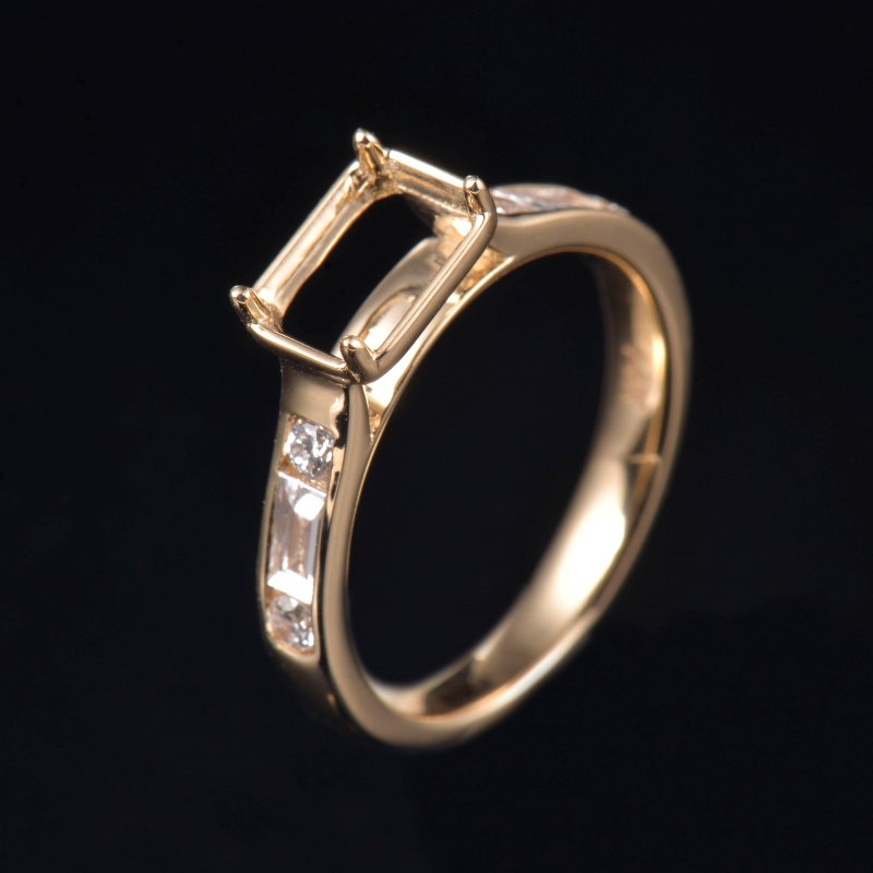 Custom Elegant Women Ring Semi Mount Custom Elegant Women Ring Semi Mount