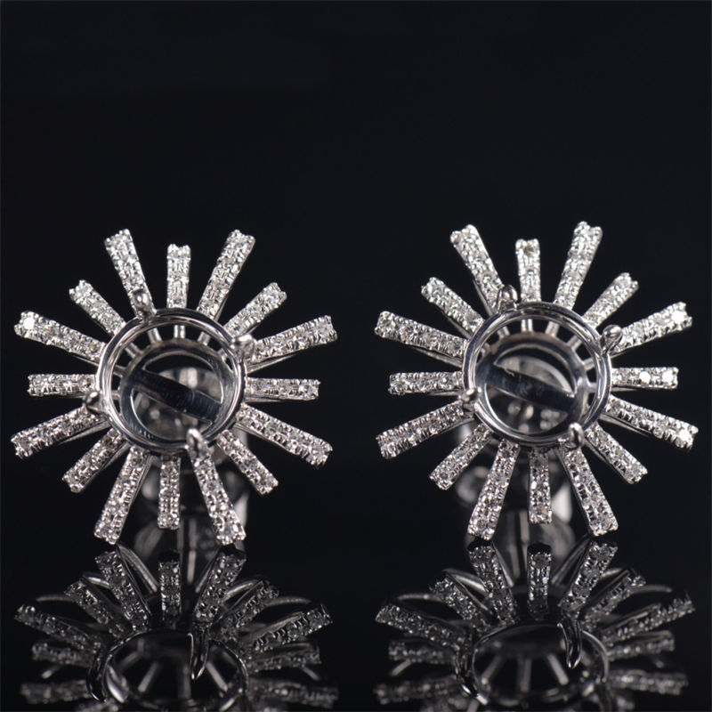 Custom Glamorous Art Deco Earrings Mounting