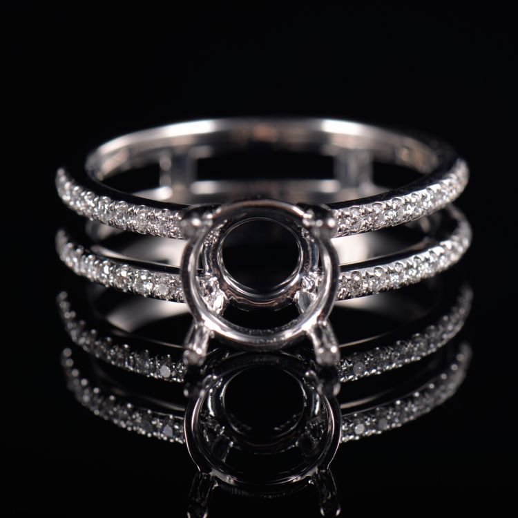 Design Round Cut Ring Setting