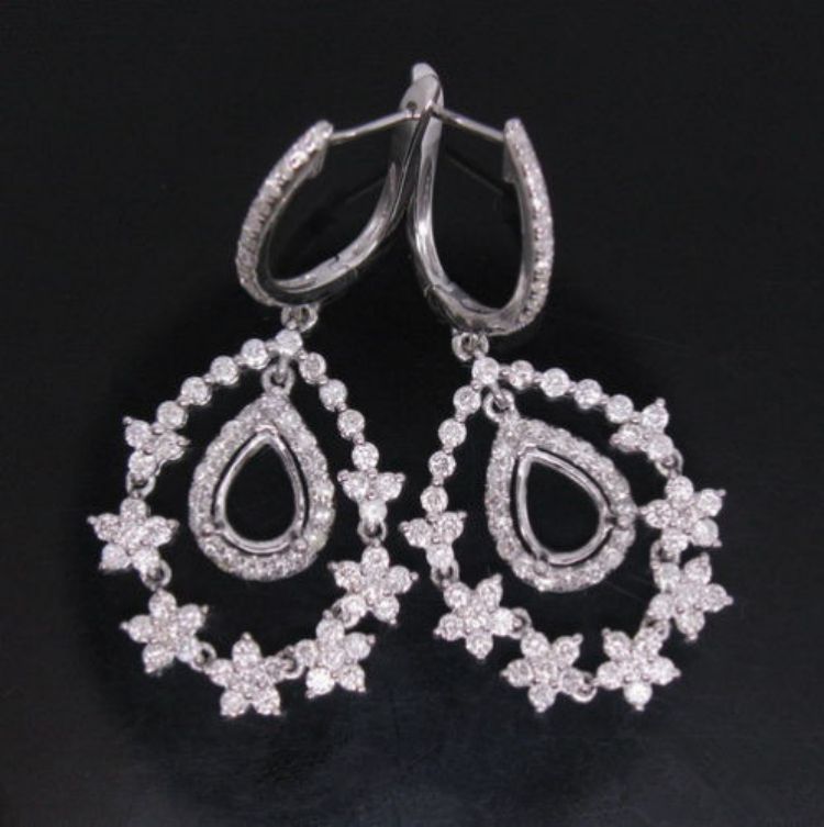 Especial Sakura Design Earrings Setting