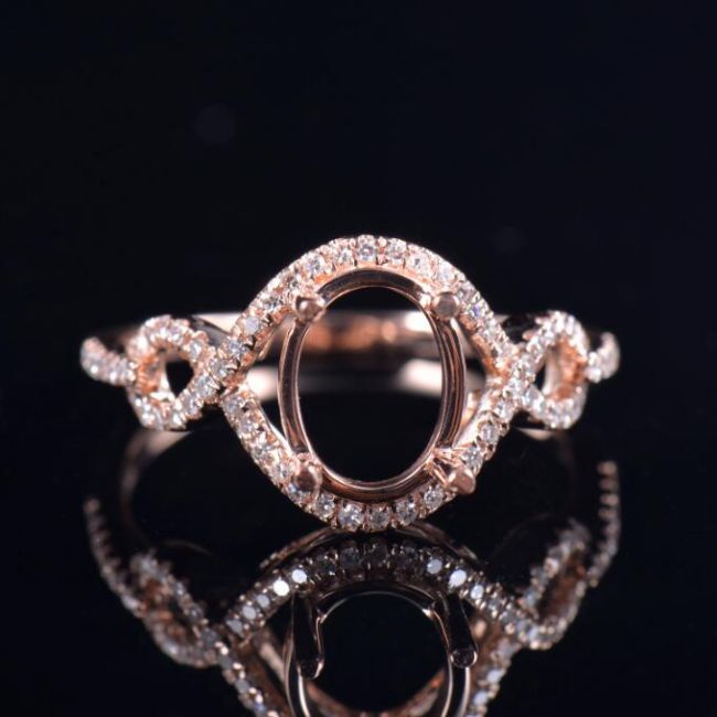 Fine Diamond Ring Semi Mount