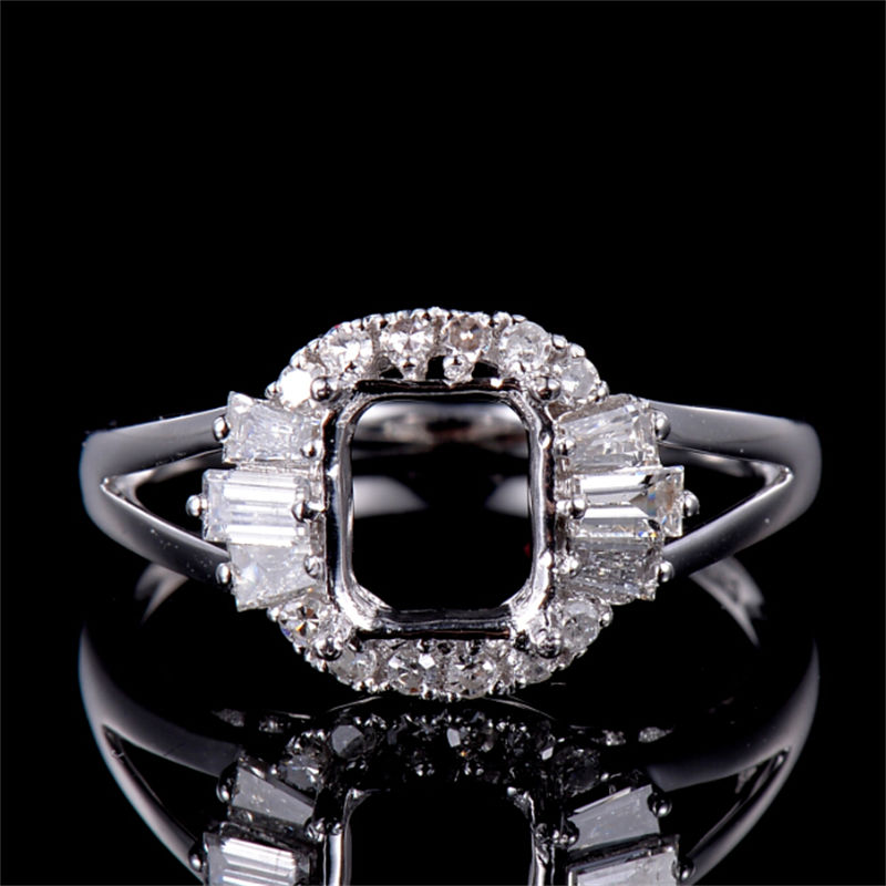 Glamorous Split Shank Ring Setting