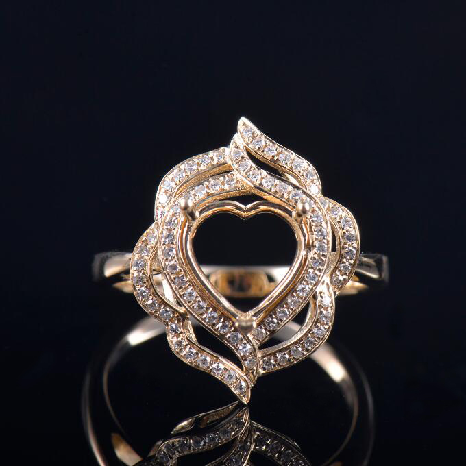 Luxury Glamorous Women Ring Mounting