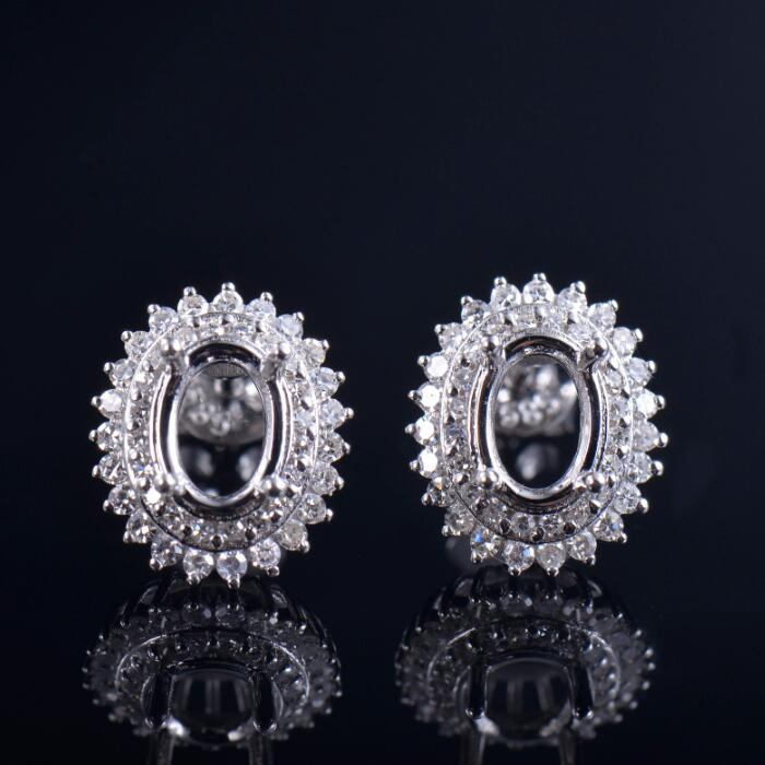 Natural Diamond Quality Earrings Setting