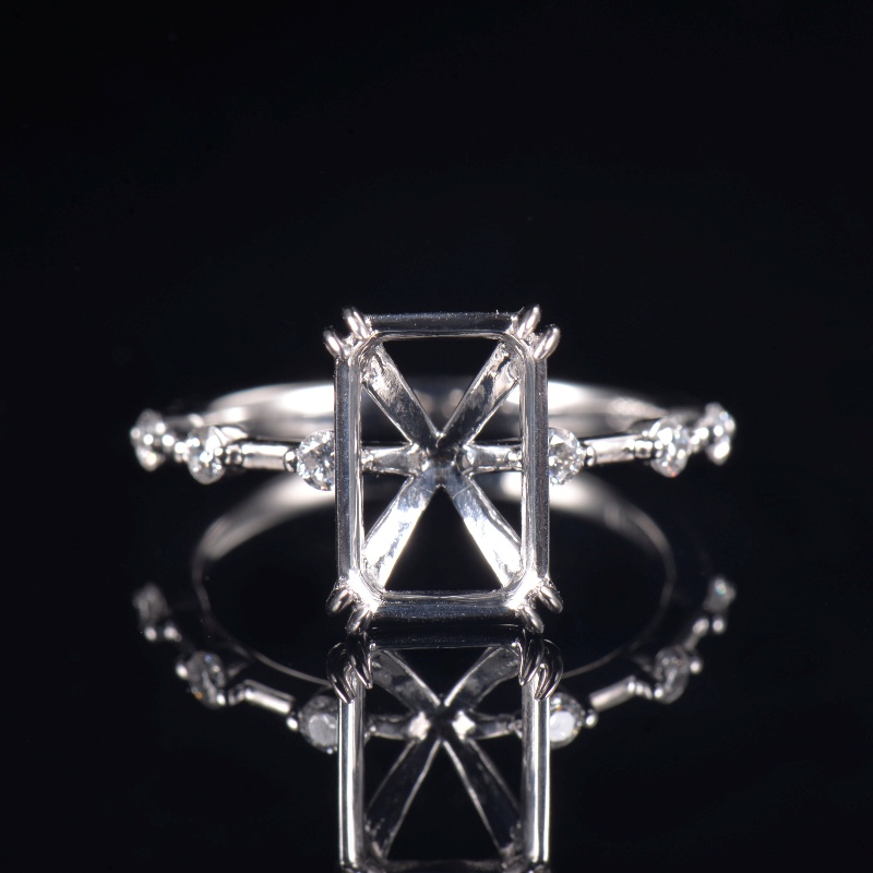 Natural Diamond Women Ring Semi Mount Natural Diamond Women Ring Semi Mount