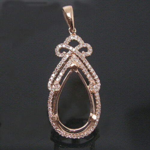 Quality Sparkly Pendant Semi Mount