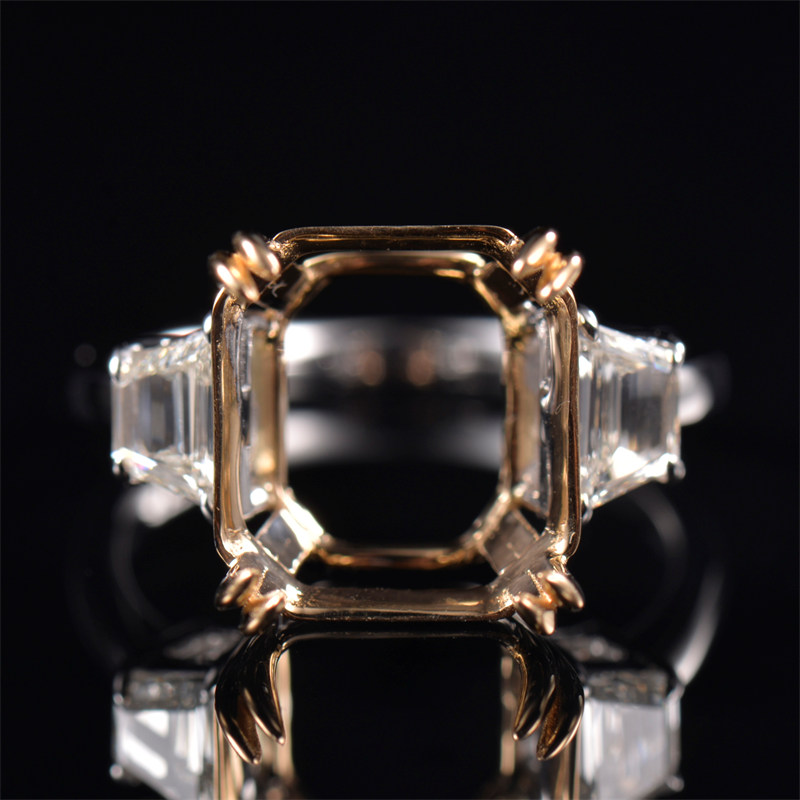 Rare Glamorous Lady Ring Semi Mount