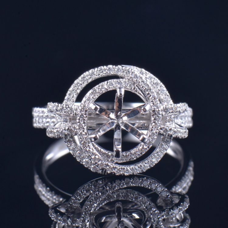 Unusual Design Beauty Ring Semi Mount